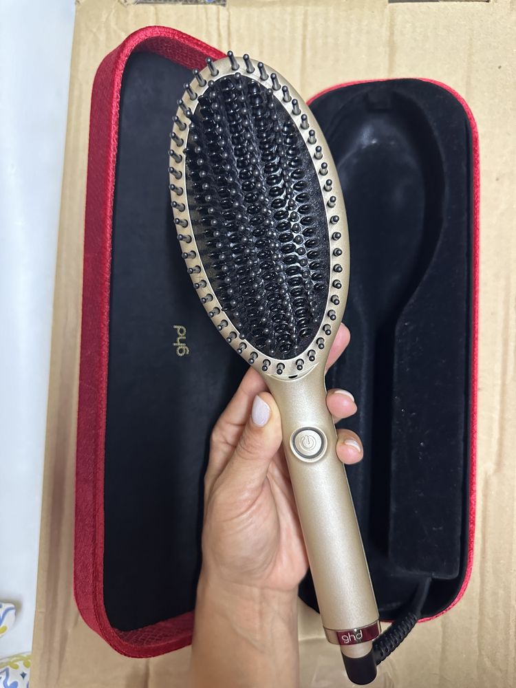 Escova elétrica de cabelo GHD gold