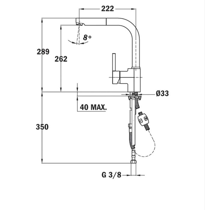 Bateria zlewozmywakowa kuchenna ARK 938 Teka