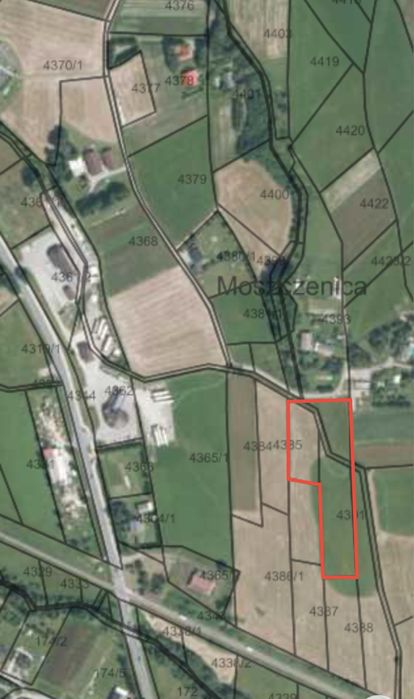 Działki rekreacyjno rolne 66 arów Moszczenica