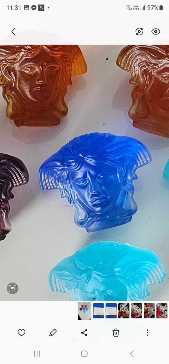 Medusa Versace  figurka ozdoba 1 szt.