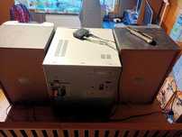 mocna bass DJwieża SONY ZX70DVD z kolumnami i pilotem MP3 BlueTooth