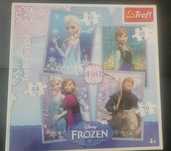 Nowe puzzle Frozen 4w1
