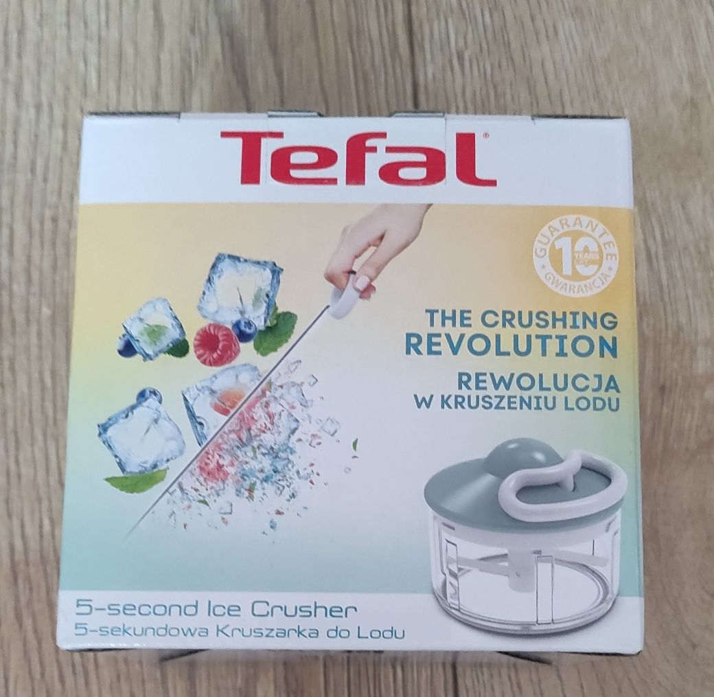 5 sekundowa kruszarka do lodu Tefal nowa