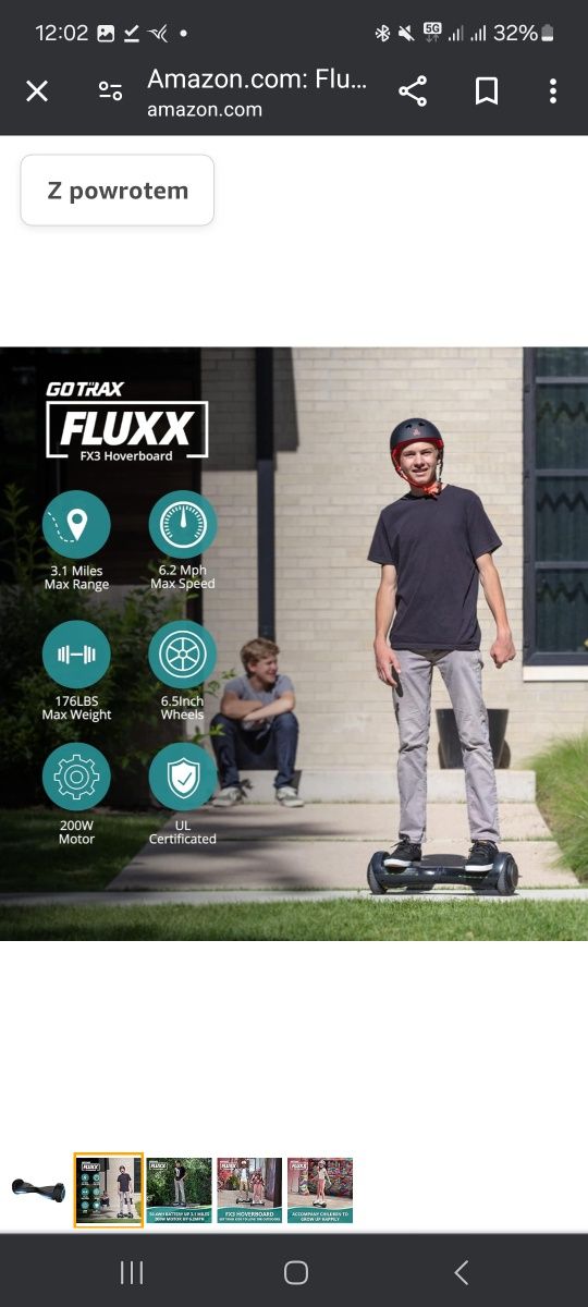 Hoverboard fluxx3