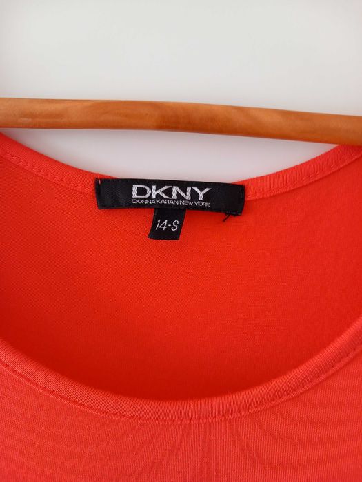 Vestido Verão coral e prateado tamanho 14 anos DKNY