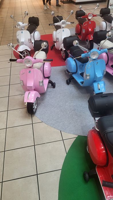Oryginalna Vespa Px150, Miękkie Koła, Miękkie Siedzenie, Kuferek/Px150