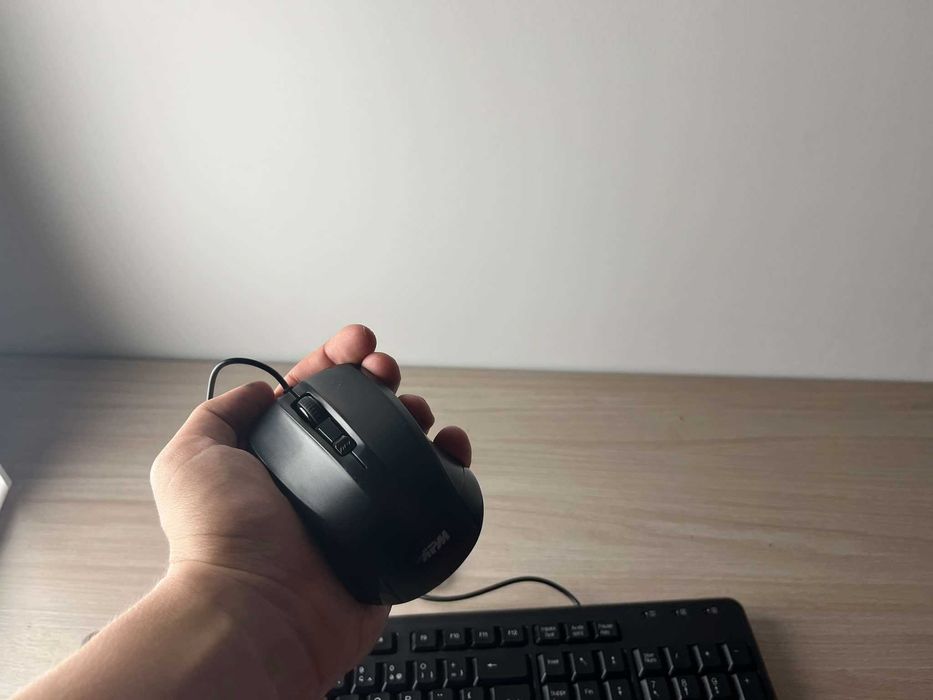 Tania myszka i klawiatura membranowa do domu - APM 100040