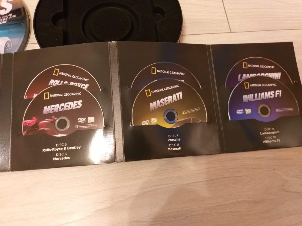 Supercars 10 DVD w limitowanej puszce upominkowej National Geographic