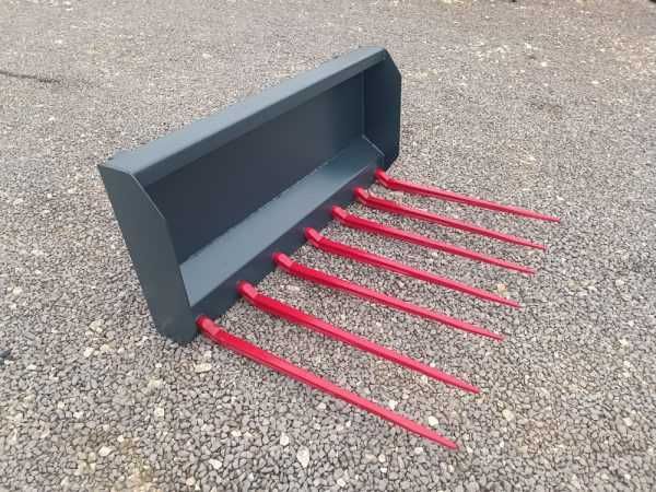 Widły do obornika mocowanie euroramka 120