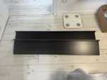 2 półki wiszące – kolor wenge, 123×23,5 cm