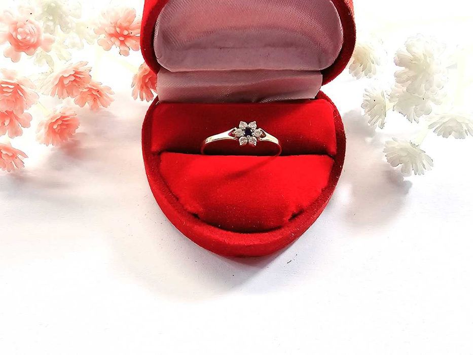 Złoty pierścionek kwiat 0,86g 585