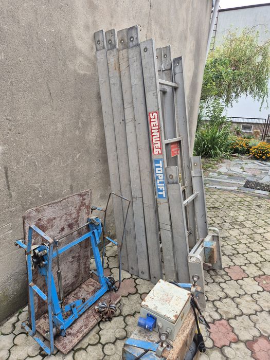 Winda dekarska Steinweg Toplift Drabina dekarska budowlana geda