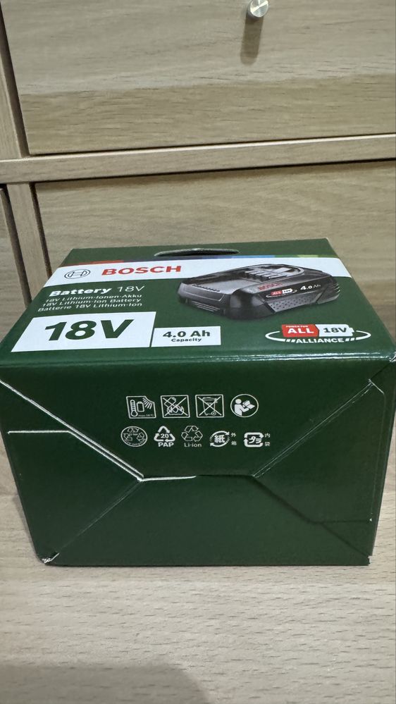 Akumulator Bosch 18V 4Ah Power4All Nowa Oryginalna Zaplombowana