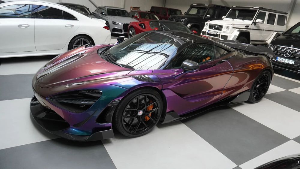 McLaren 720S Coupe Performance B&W kamera 360 carbon s.polska f.vat 23 gwarancja 04.2026