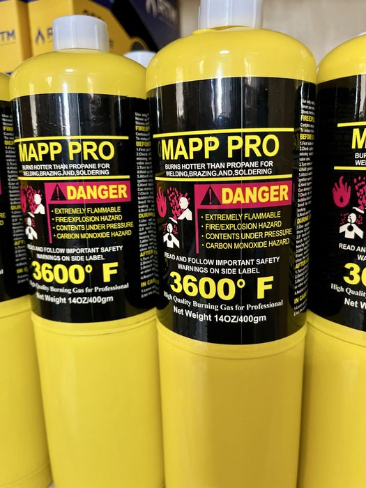 Баллон Мапп Газ Горелка Припой срібло 2% 5% 40% П-14 Аларм 2 мм