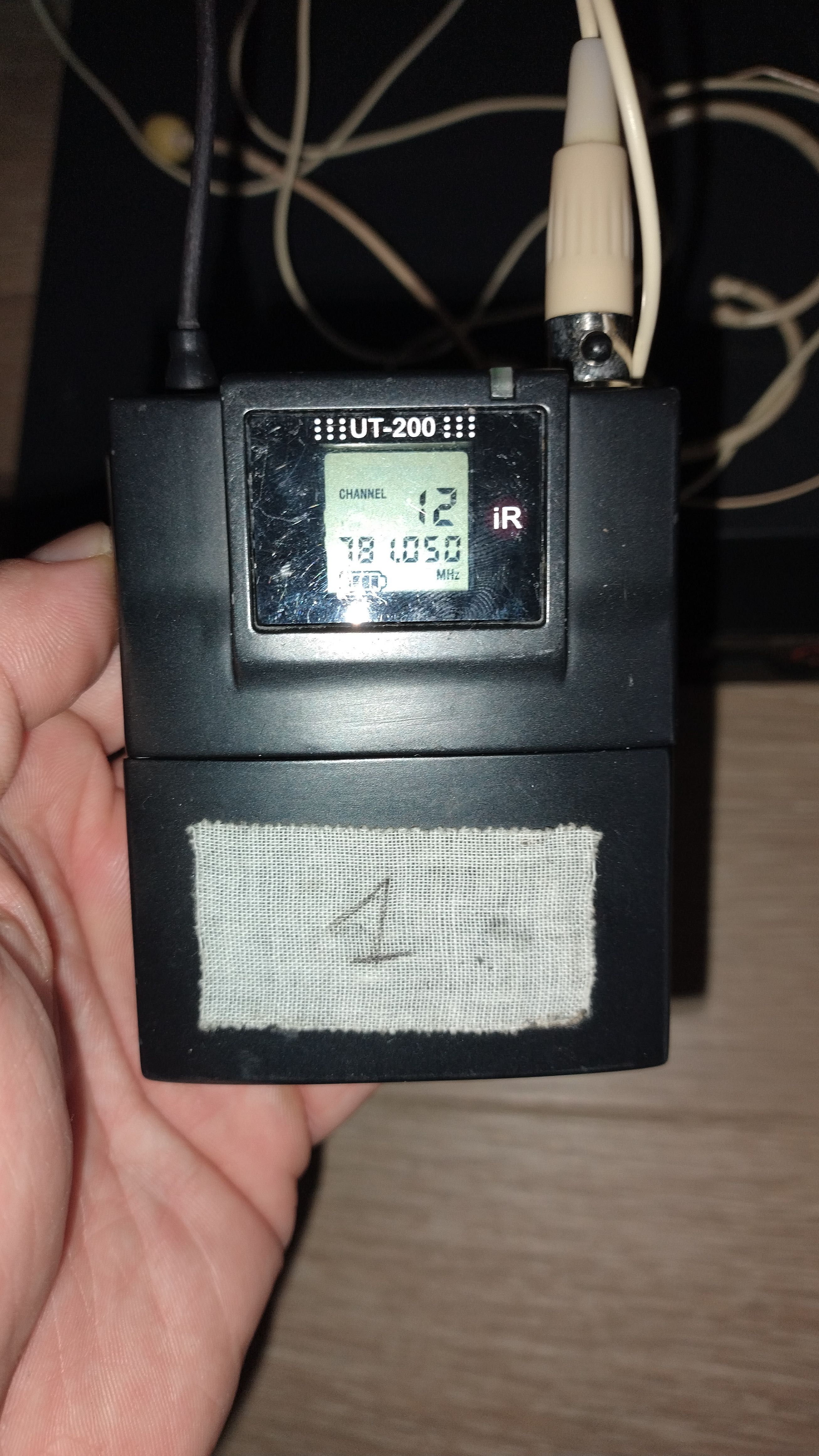 Mikrofony bezprzewodowe zestaw RELACART UR-220D, mikroporty