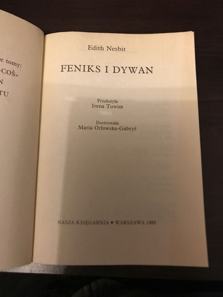 Feniks i dywan - Edith Nesbit