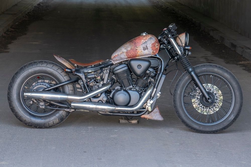 Honda Shadow Flame Custom Bobber Cafe 600 cc vt xv hd ybr