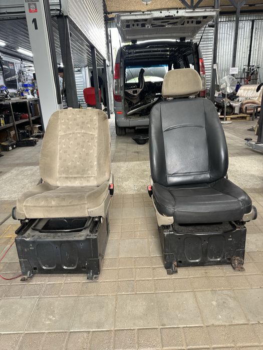 Сиденье переднее велюр ткань пассажирское Mercedes Vito 639, Viano