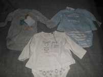 3  BODYS novos com etiqueta