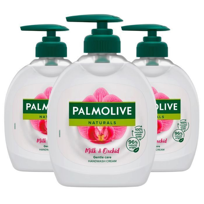 3x Palmolive Milk & Orchid mydło w płynie z dozownikiem 300 ml