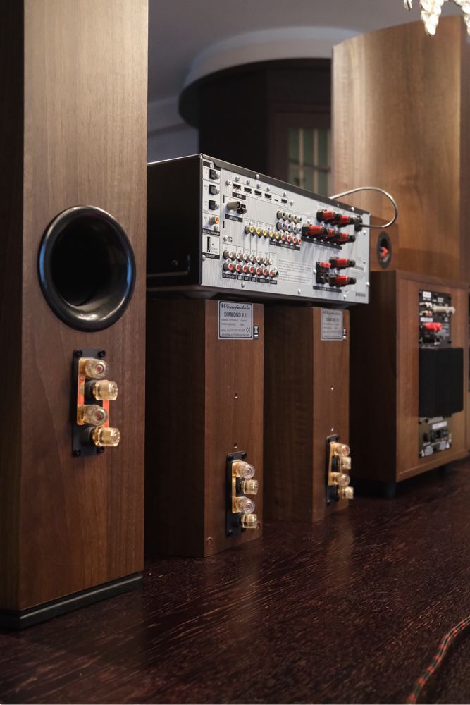 Zestaw audio 5.1 - Wharfedale + Sony STR-DG820 - kino domowe