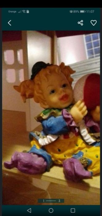 Skarbonka figurka pajacyk Nowa