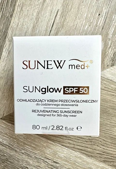 SUNEWMED+ SUNglow SPF50 odmładzający krem przeciwsłoneczny 80 ml