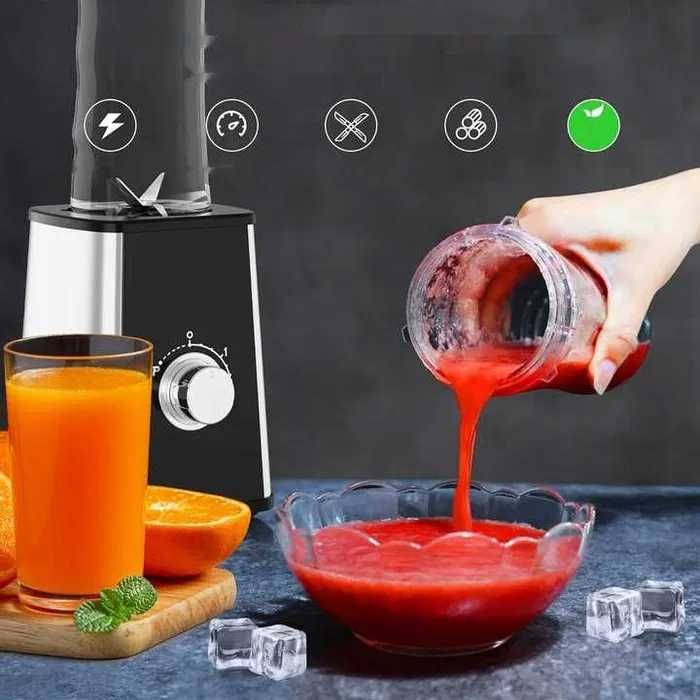 Blender kielichowy 3w1 do Smoothie, 800W,3 Prędkości jak za darmo