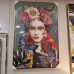 Quadro Frida Kahlo Floral - 80x120cm By Arcoazul