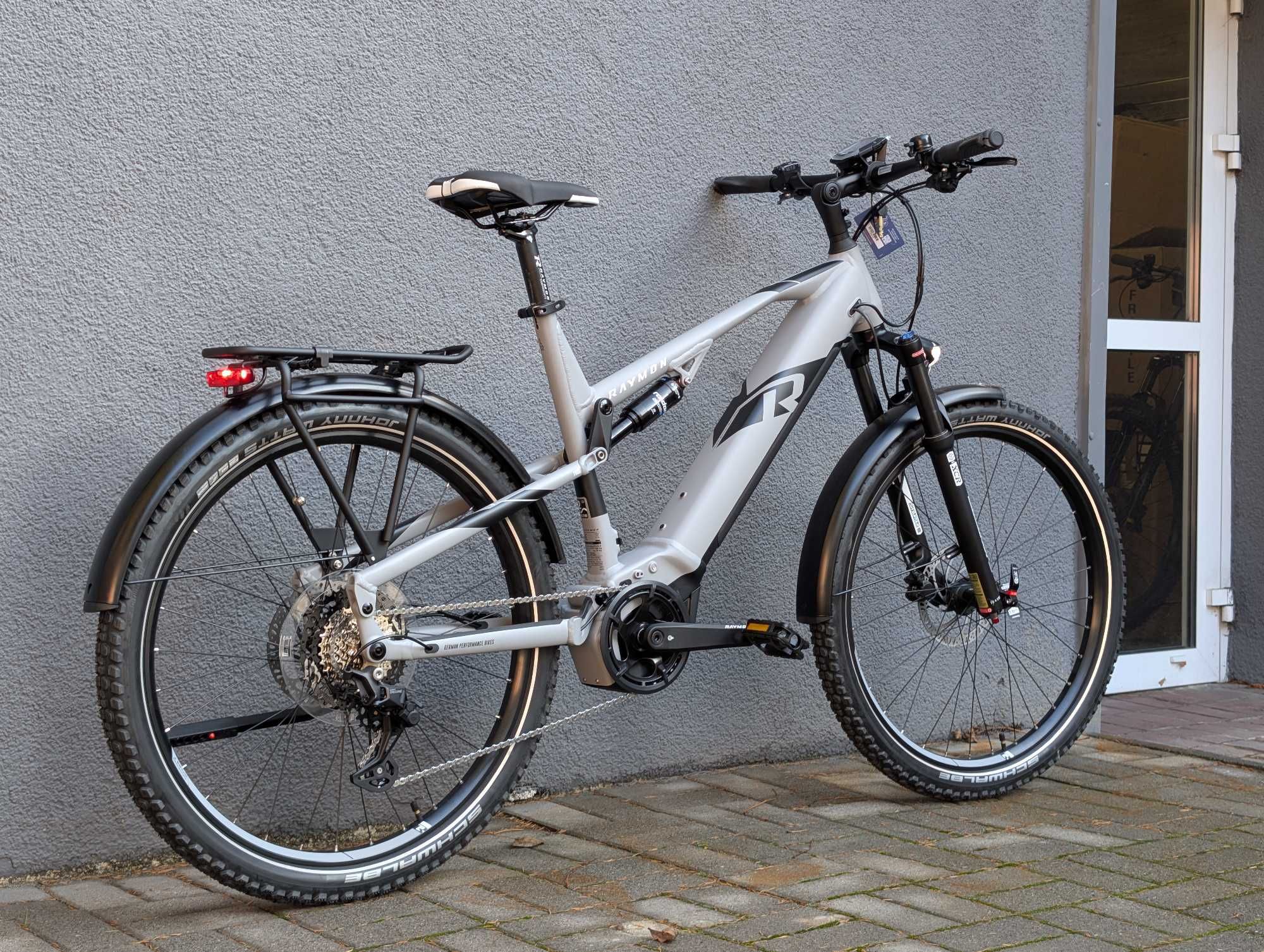 Rower elektryczny Raymon Crossray FS E 5.0, 70 nm, 630 wh, powierze, L