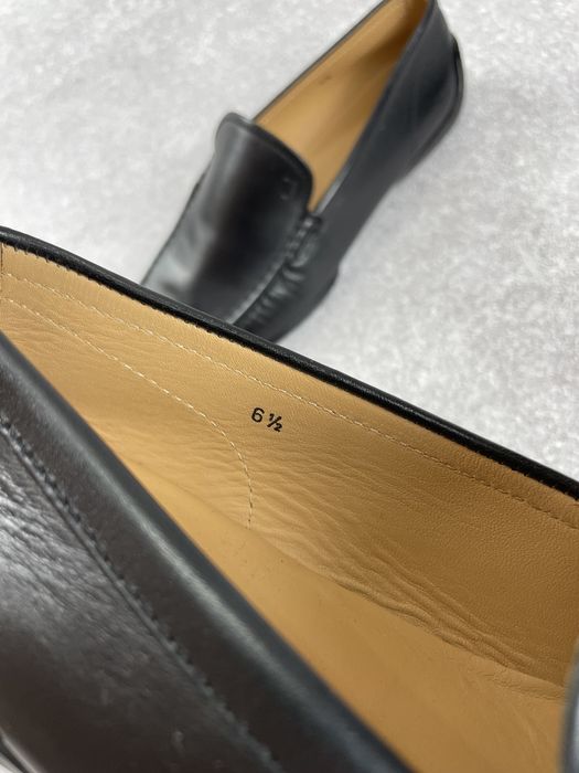 Tods black leather loafers men’s чоловічі туфлі лофери оригінал