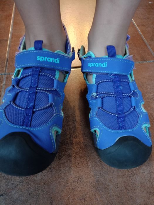 Sandały sprandi świecące