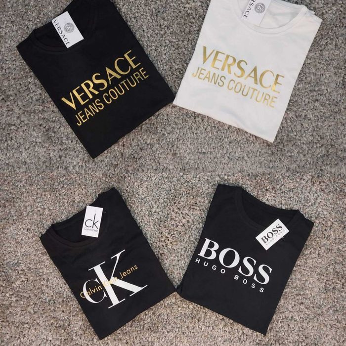 Koszulki damskie i męskie od S do 2XL Reebok Tommy Hilfiger Versace