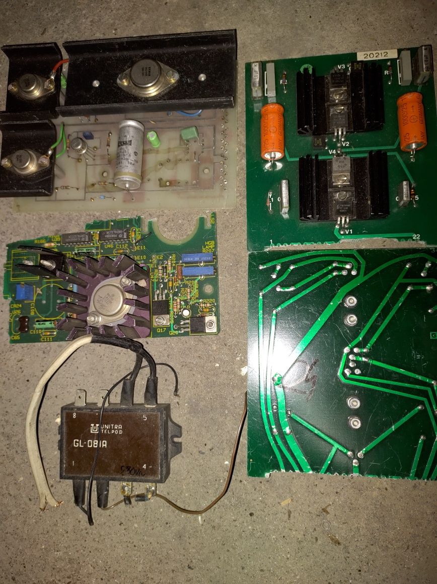 radiatory elektroniczne z elektroniką do zasilaczy duże i małe