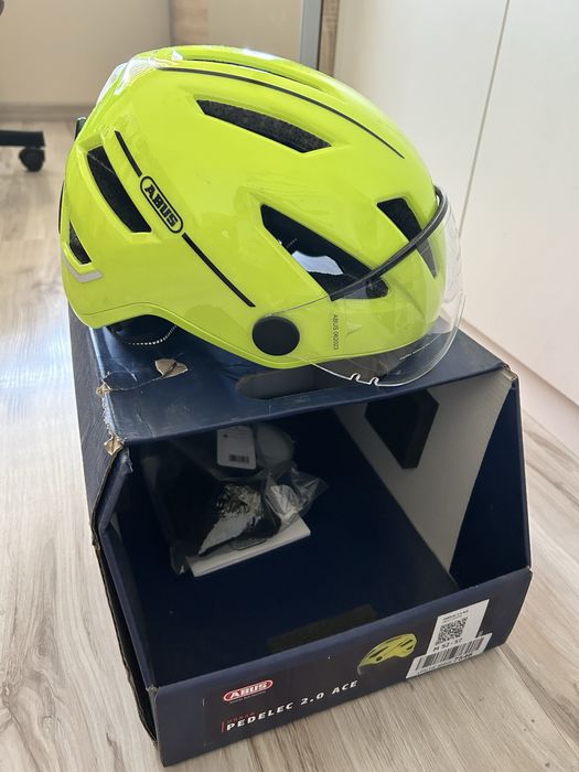 Kask rowerowy Abus Pedelec yellow 2.0 52-56 cm
