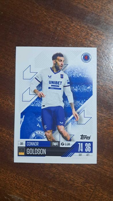 Cartas da coleção Match Attax da Topps 2024/2025 Connor Goldson