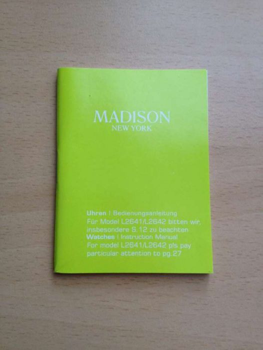 продам часы фирмы Madison New York