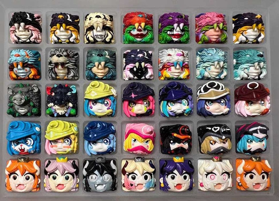 Artisan keycaps gmk артисани кнопки клавіши кейкапи клавіатура кастом