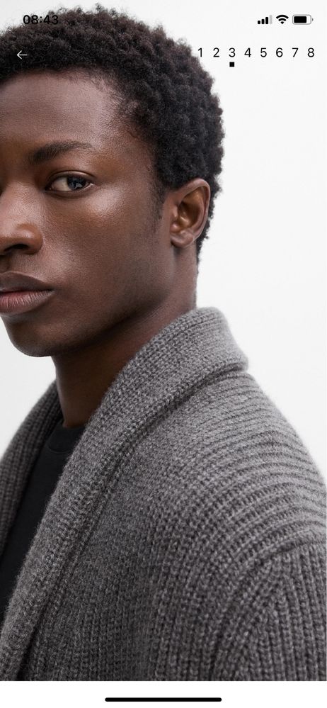 Мужской кардиган Massimo Dutti