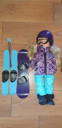 Lalka Newberry snowboard narty