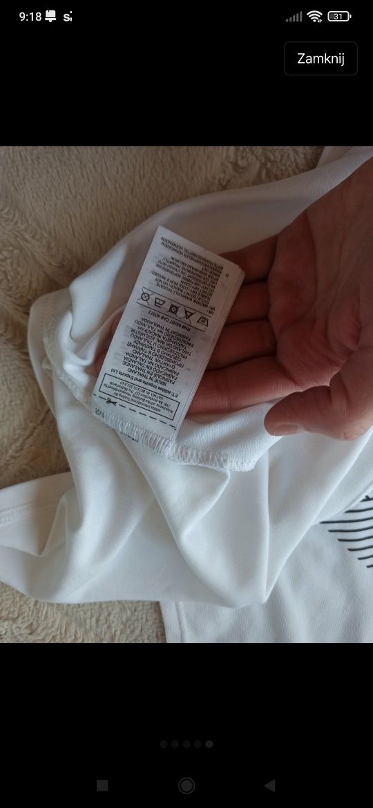 Podkoszulek adidas S biały
