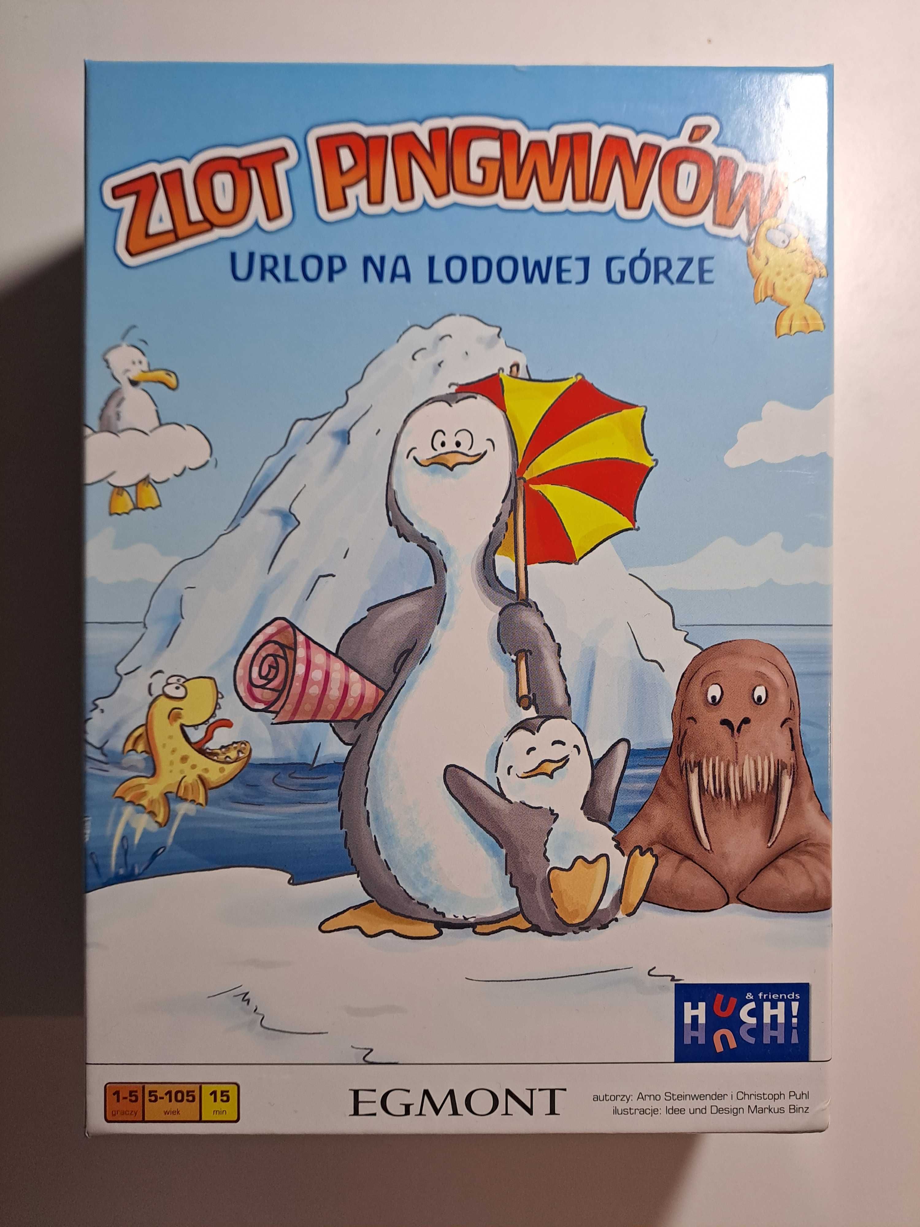 Gra planszowa Zlot pingwinów: Urlop na lodowej górze