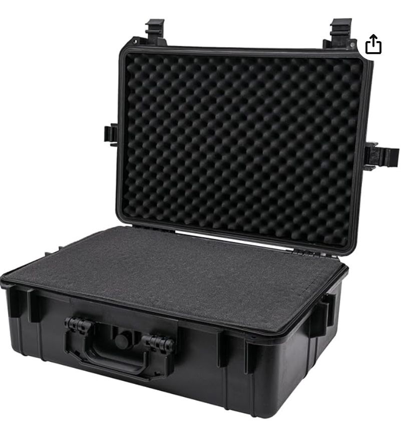 NOVO Caixa Estanque | Hard Case com espuma HMF