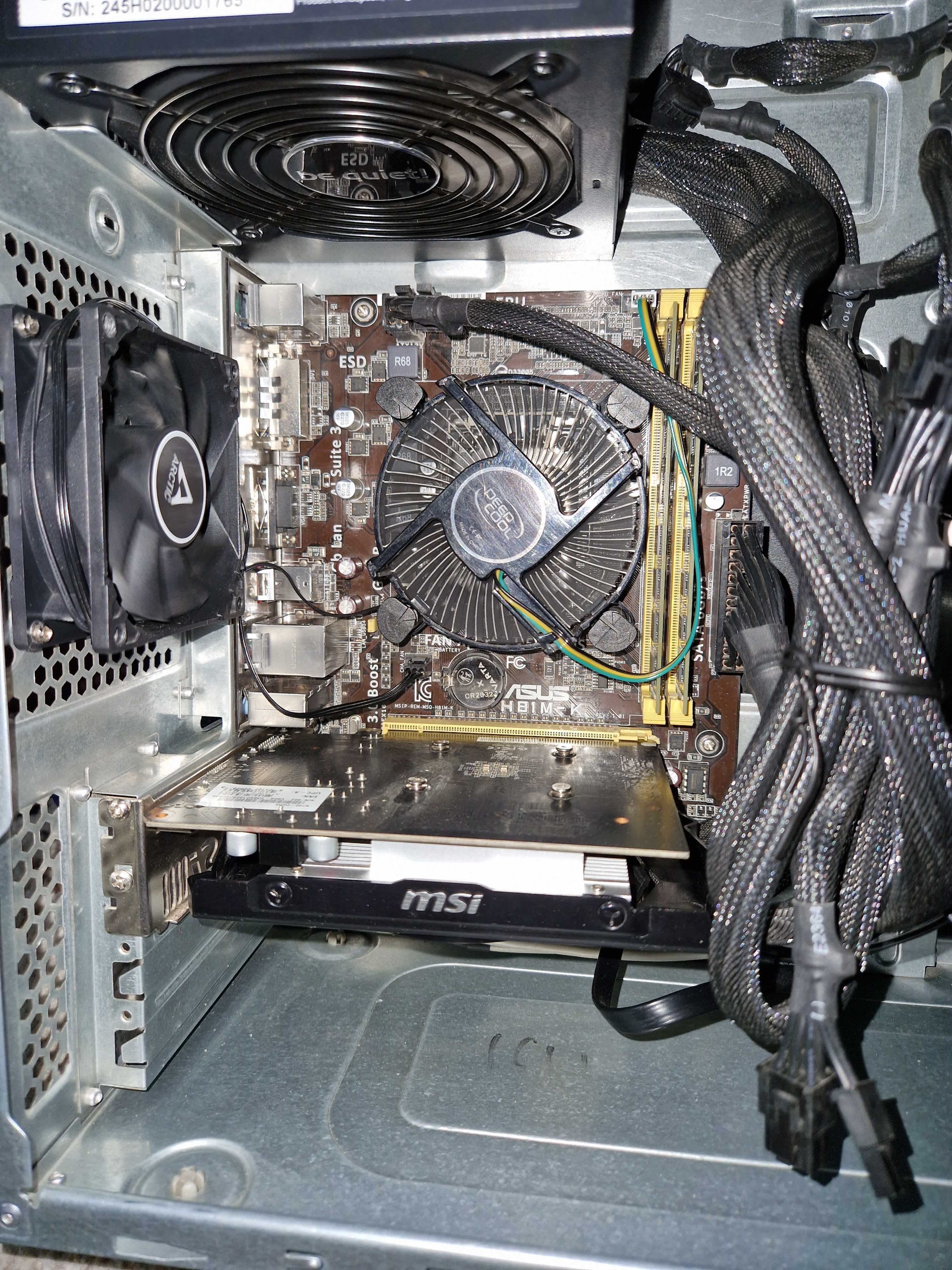 ПК с монитором и периферией i5-4690K/16Gb/GT 740