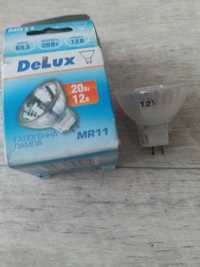 DELUX галогенная лампа MR11 20W G4 12V и  230 V 35 W