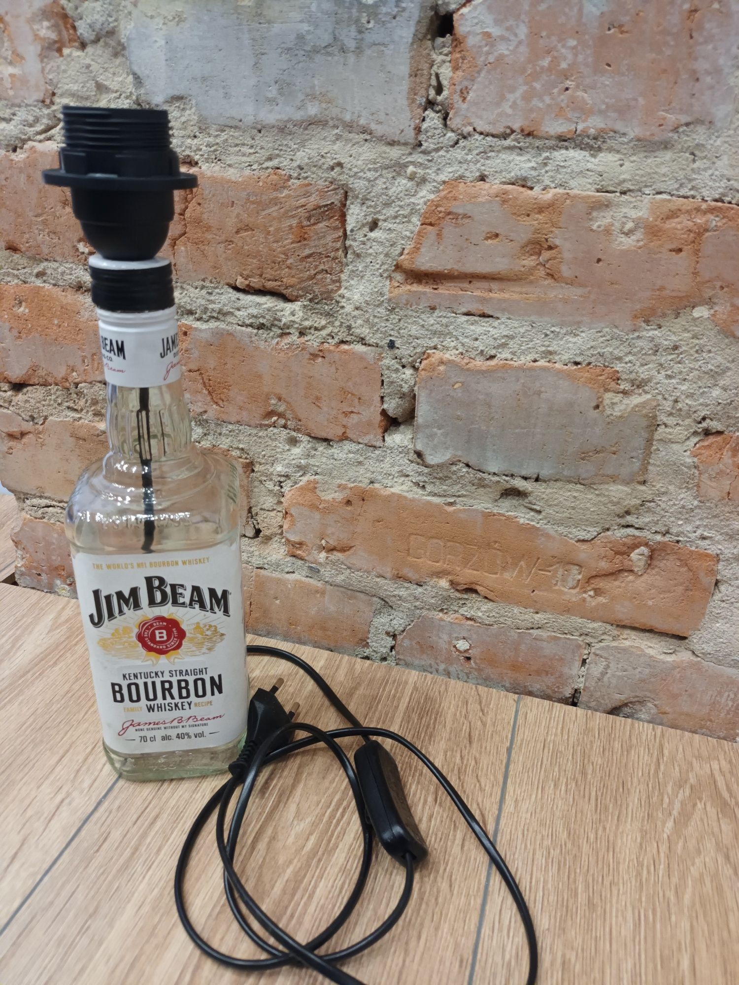 Lampka z butelki Jim Beam