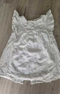 Letnia biała sukienka Zara 98