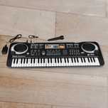 Keyboard organy pianino elektryczne mikrofon