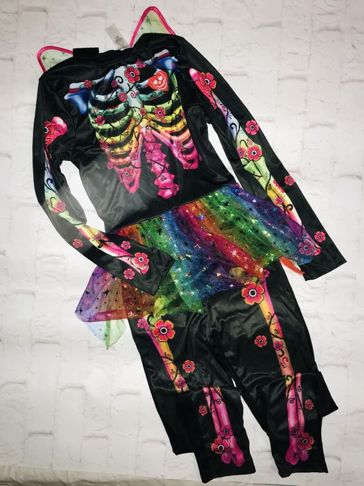 Костюм на хелоуін скелет тиква кішка